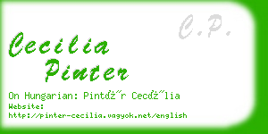 cecilia pinter business card